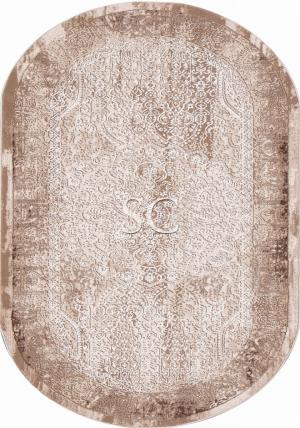 Ковер Armina 03878 brown/brown овал