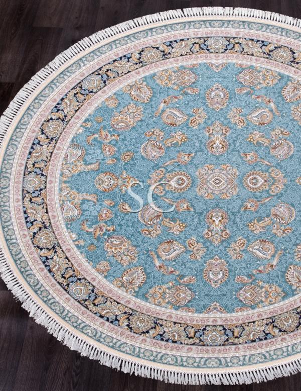 Ковер Иранский Farsi 1500 G136 blue круг