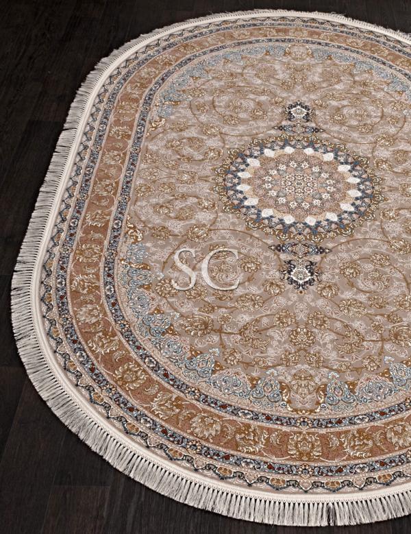 Ковер Иранский Farsi 1200 G129 cream овал