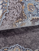 Ковер Иранский Farsi 1200 G252 dark grey овал
