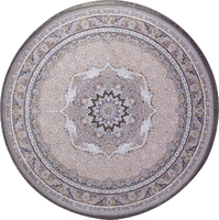 Ковер Иранский Farsi 1200 G252 light grey круг 