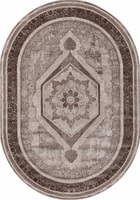 Ковер Armina 04037 brown/brown овал