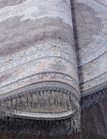 Ковер Иранский Farsi 1200 G252 dark grey овал